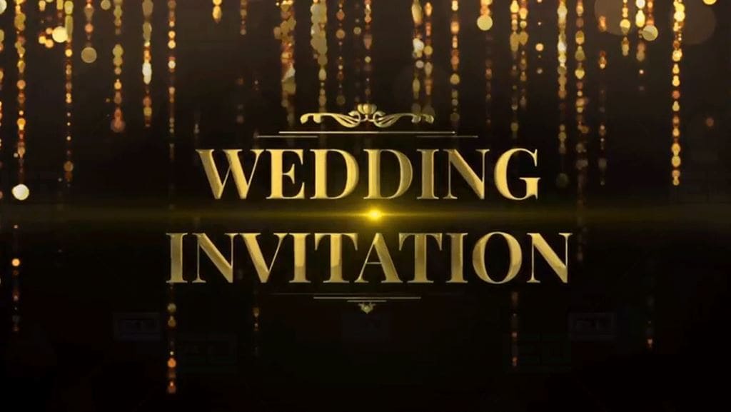 Wedding Invitation Video Animation by Leading Edge Designers