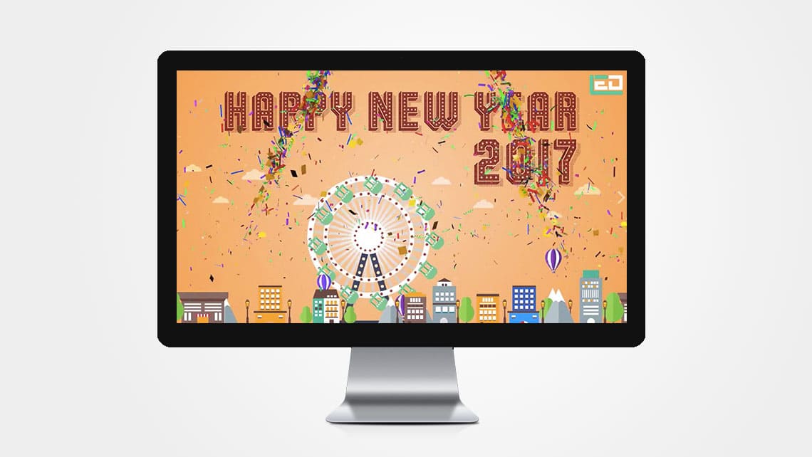 Happy New Year Wishing Video by Leading Edge Designers