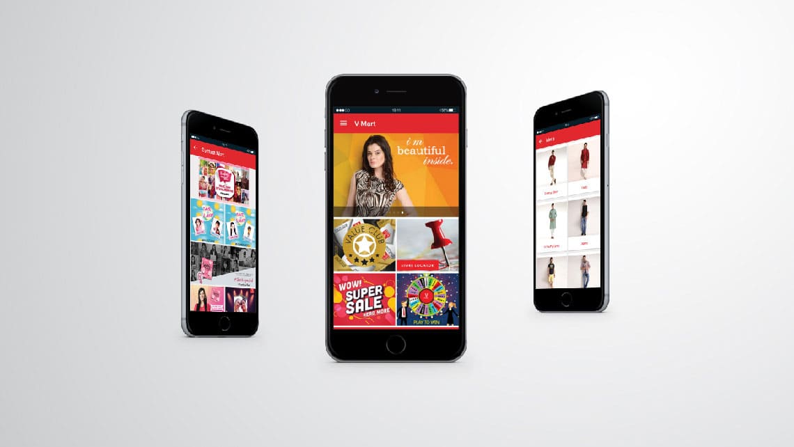 V-Mart App - Mobile Identity(App) Design Portfolio by Leading Edge Designers